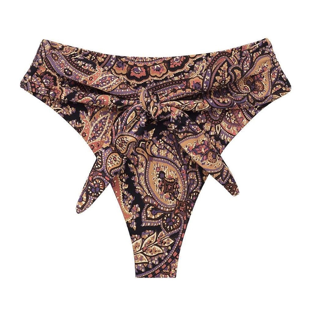 Meg Paisley Paula Tie-Up Bikini Bottom